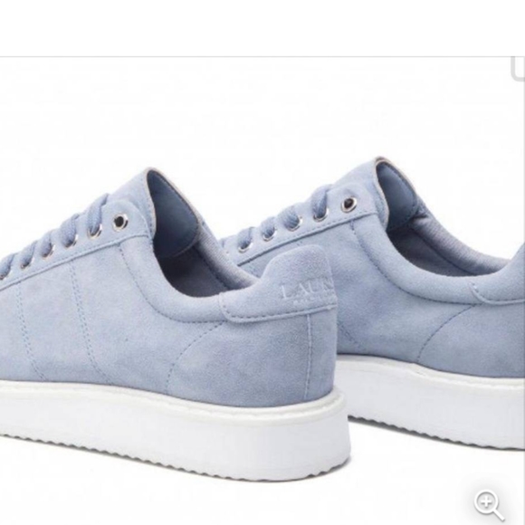 Ralph Lauren Angeline Blue suede sneakers new condition 💜 - Picture 2 of 10
